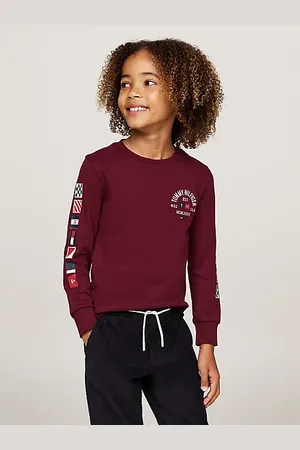 Tommy Hilfiger Longsleeve T-shirt met vlaglogo