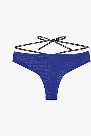 Tommy Hilfiger Metallic wrap-around Brazilian bikinibroekje