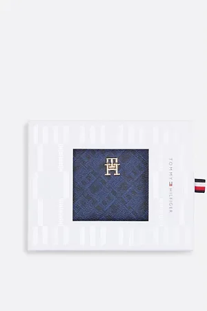 Tommy Hilfiger Quilted portemonnee met rits en TH-monogram