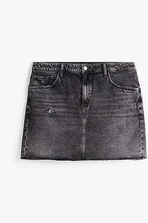 Tommy Hilfiger Curve Mom ultra high rise minirok met distressing