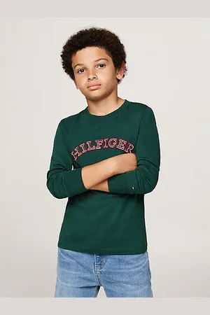 Tommy Hilfiger Longsleeve T-shirt met Hilfiger Monotype-logo