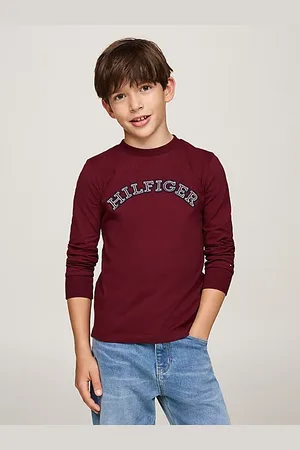 Tommy Hilfiger Longsleeve T-shirt met Hilfiger Monotype-logo