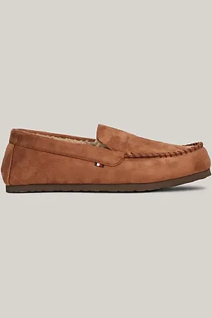 Tommy Hilfiger Gevoerde pantoffel met reliëflogo