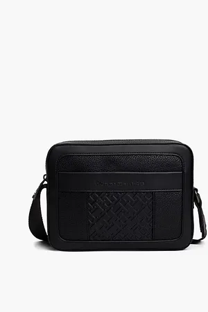 Tommy Hilfiger TH Monogram getextureerde reportertas