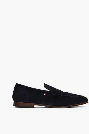 Tommy Hilfiger Suède flexibele loafer