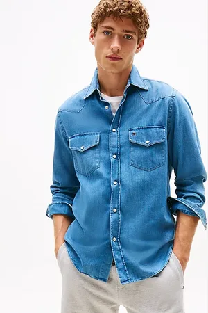 Tommy Hilfiger Regular fit lichtgewicht western-overhemd