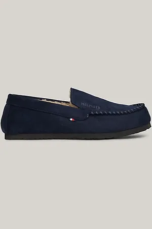 Tommy Hilfiger Gevoerde pantoffel met reliëflogo