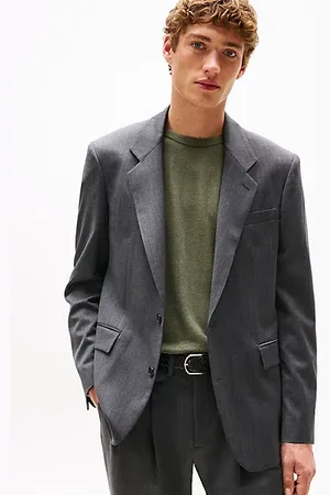 Tommy Hilfiger Single-breasted blazer van wolmix twill