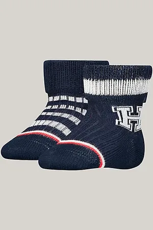 Tommy Hilfiger Classics set van 2 paar sokken met varsity-streep