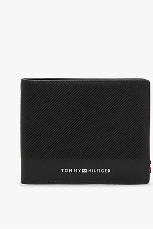 Tommy Hilfiger Leren bifold portemonnee met logo