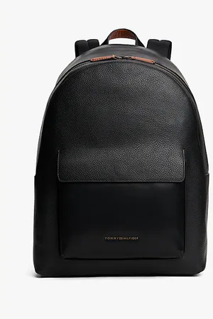Tommy Hilfiger Casual leren rugzak met metalen logo