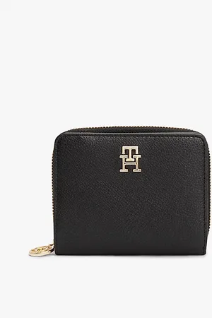 Tommy Hilfiger Portemonnee met metalen TH-monogram