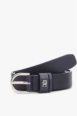 Tommy Hilfiger Essential leren riem met TH-monogram