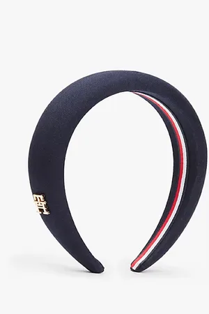 Tommy Hilfiger Chic haarband met metalen TH-monogram