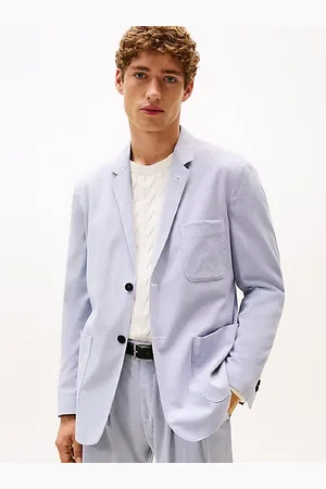 Tommy Hilfiger Single-breasted blazer met micro-pinstreep