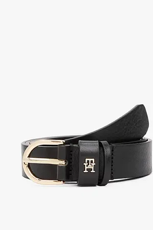 Tommy Hilfiger Essential leren riem met TH-monogram