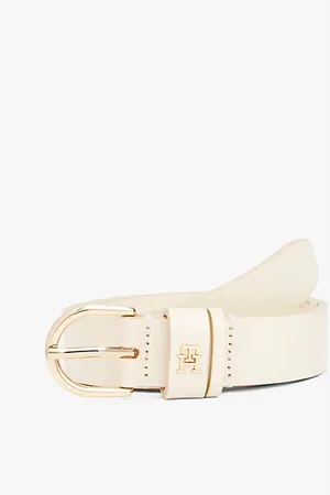 Tommy Hilfiger Essential leren riem met TH-monogram