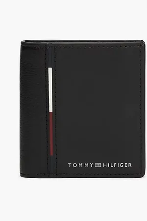 Tommy Hilfiger Casual leren trifold portemonnee