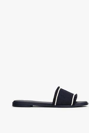 Tommy Hilfiger Canvas sandaal met rafels
