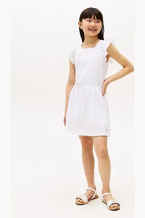 Tommy Hilfiger Getextureerde fit and flare gebreide jurk