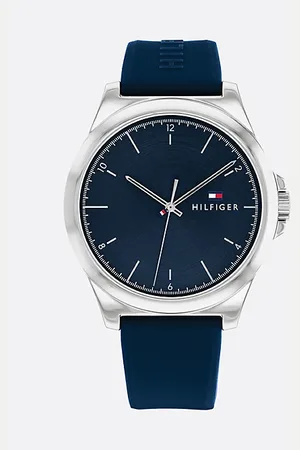 Tommy Hilfiger Roestvrijstalen horloge met siliconen band