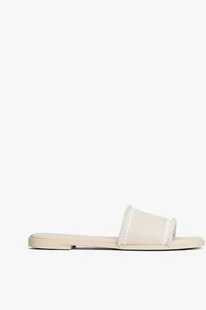 Tommy Hilfiger Canvas sandaal met rafels