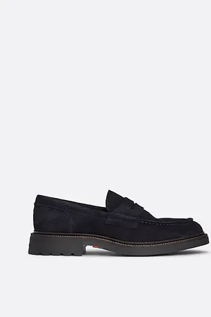 Tommy Hilfiger Suède lichtgewicht loafer