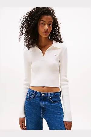 Tommy Hilfiger Slim fit polotrui met lange mouwen