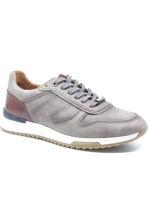 Berkelmans Oyama Grey Nubuck Sneakers
