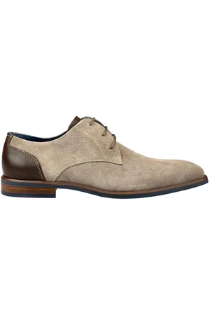 Berkelmans Arcos Sand Print Nette veterschoenen