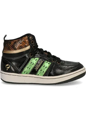 Quick Atlanta zwgroen Veterschoenen