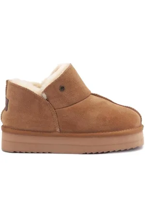Warmbat Willow plateau suede Enkellaarzen