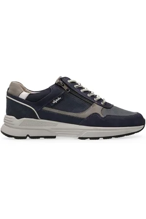 Australian Footwear Connery width H blue leather Sneakers