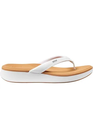 Reef CUSHION CLOUD WHITE/TAN Teenslippers