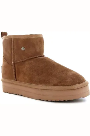Warmbat Wallaby Woman Platform Enkellaarzen