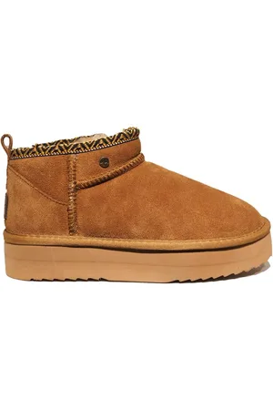 Warmbat Durack Women Plateau Boot Tape Enkellaarzen