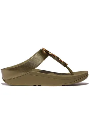 FitFlop Halo bead circle metallic Teenslippers