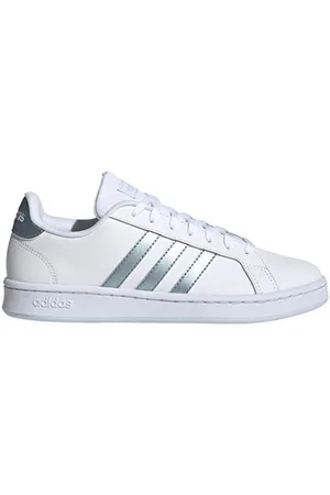 adidas GRAND COURT,FTWWHT/VISMET/HALBLU Tennisschoenen