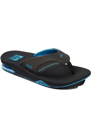 Reef KIDS FANNING BLACK/BROWN/BLUE Teenslippers