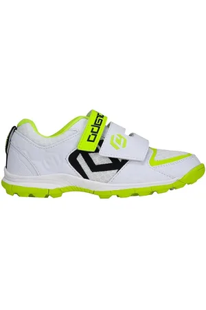 Brabo BF1013A Shoe Velcro White/Neo Hockeyschoenen