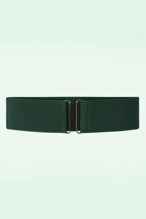 Banned Retro Gloria Stretchriem in Groen