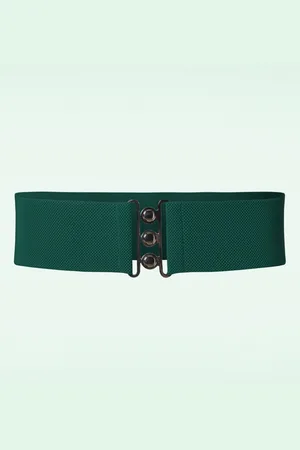 Banned Retro Lauren vintage stretchriem in groen