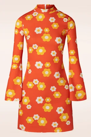 Vintage Chic Izzy bloemen jurk in