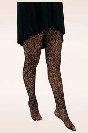 Pamela Mann Peacock feather netpanty in