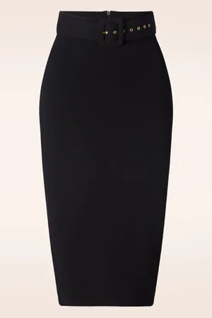 Vintage Chic Demi Scuba pencil rok in