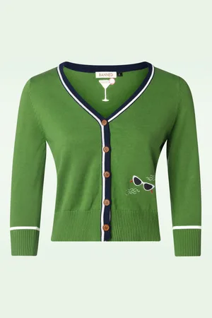 Banned Retro Beach Glasses cardigan in