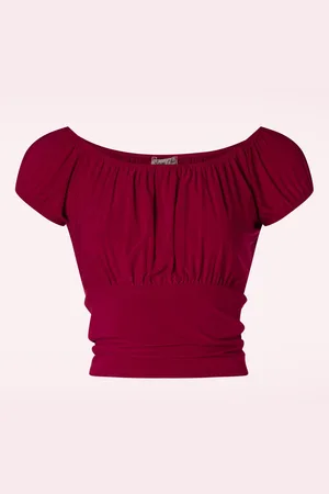 Vintage Chic Belinda off-shoulder top in
