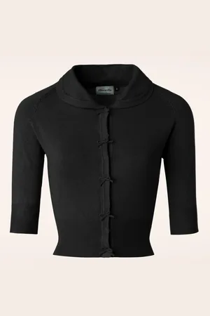 Banned Retro April vest met strik in