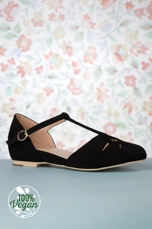 Charlie Stone London T-strap flats in