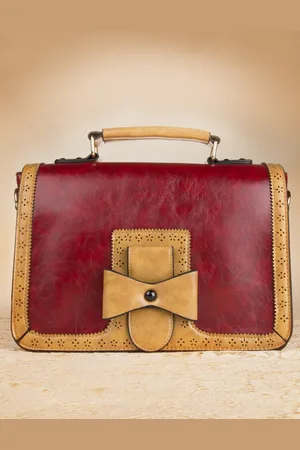 Banned Retro Antieke handtas in rood
